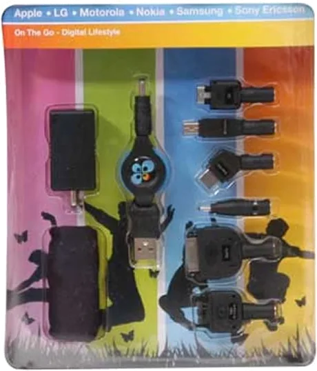 Retro Multi-Mobile & iPOD/iPhone Charger Kit
