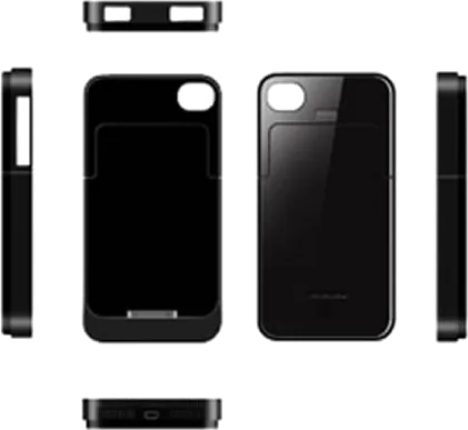 iPowerCase iPhone 4/4S IP1500 Rechargable Battery Pack Case 1500mAh Apple Approved