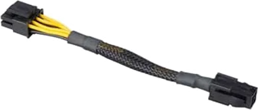 Akasa AK-CBPW10-15BK 15cm 4-pin to 8-pin PSU Extension Cable