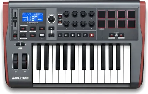 Novation Impulse 25 USB MIDI Keyboard