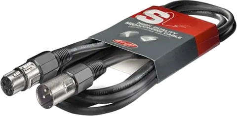 6m Stagg XLR (M) to XLR (F) Microphone Cable - SMC6