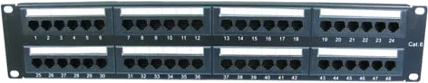 Scan 48 Port 2U Cat 6 Patch Panel