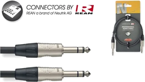 3M Stagg 6.3mm Stereo Jack (M) to 6.3mm Stereo Jack (M) REAN N-Series
