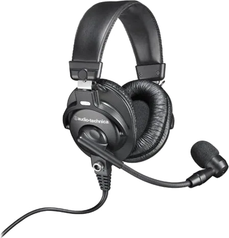 Audio-Technica BPHS1 Broadcast Stereo Headset with dynamic boom microphone