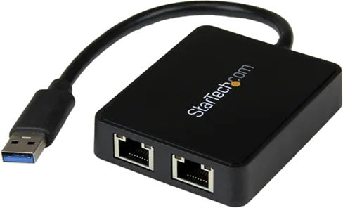 StarTech.com USB 3.0 to Dual Port Gigabit Ethernet Adapter