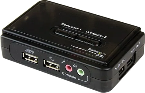 StarTech 2P USB KVM Black Switch Kit