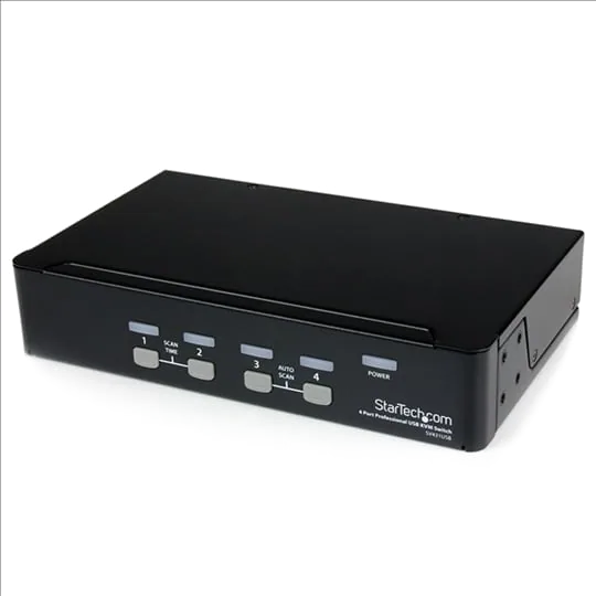 StarTech 4 Port VGA USB KVM Switch with Hub