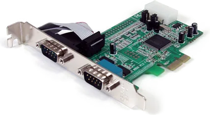 StarTech.com 2 Port PCIe RS232 Serial Adapter Card