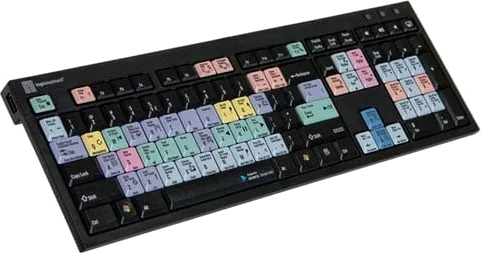 Logickeyboard Vegas Black Keyboard PC