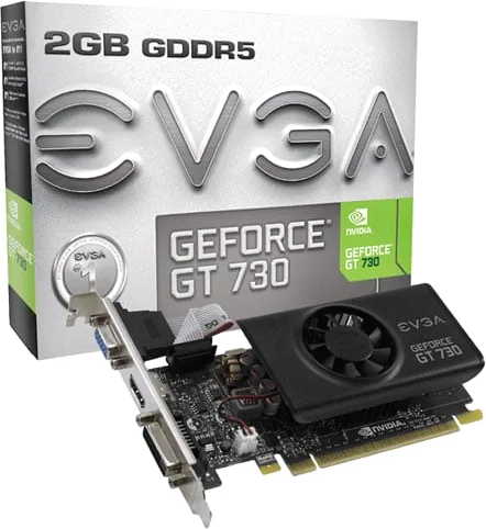EVGA GeForce GT 730 2GB GDDR5 Low Profile