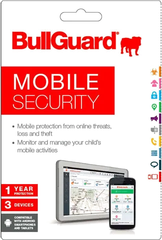 Bullguard Android Mobile Security App 3 Device 1 Year Subscription
