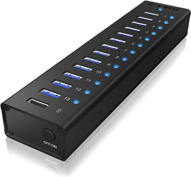 RaidSonic IB-AC6113 13 Port USB 3.0 Hub + Charge Port