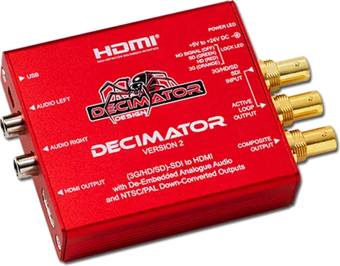 Decimator Design DECIMATOR 2 Professional SDI HDMI Video Converter