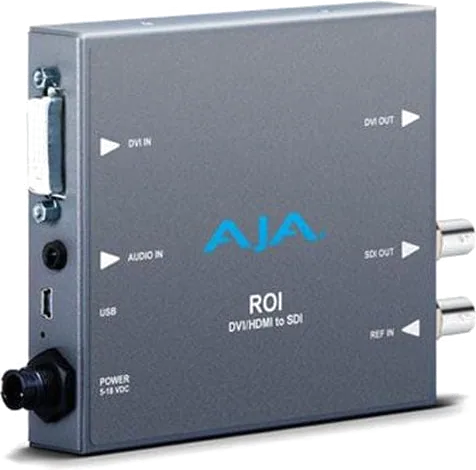 AJA ROI Region Of Interest Scaling DVI/HDMI to SDI Mini Converter
