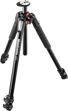 055 Aluminium 3-section Manfrotto tripod with 90° horizontal column system