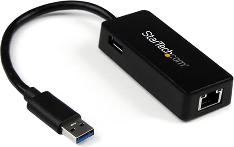 StarTech.com USB 3.0 Gigabit Ethernet Adapter with Passthrough