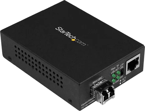 Fiber Optic to Gigabit Ethernet Converter from StarTech.com