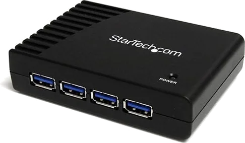 StarTech.com 4 Port Black SuperSpeed USB 3.0 Hub