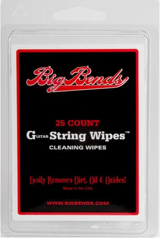 Guitar String Wipes 50pcs by Big Bends