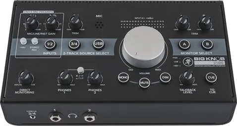 Mackie Big Knob Studio Monitor Controller and 2 x 2 USB Audio Interface