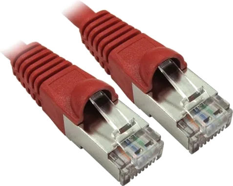 Xclio 0.25m Cat6a LSZH RJ45 Red Moulded Snagless Ethernet Cable