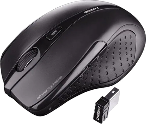 CHERRY Black MW 3000 Wireless USB PC Mouse