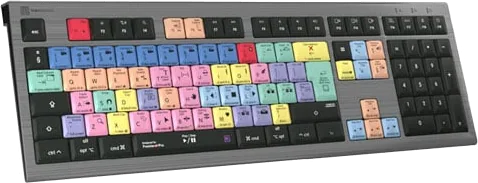Logickeyboard Premiere Pro CC PC Backlit Astra Keyboard