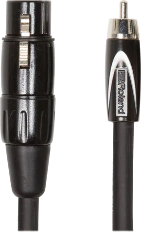 Roland 10FT / 3M XLR (F) to RCA Interconnect Cable