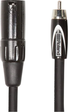 Roland 5FT / 1.5M XLR (Male) - RCA Phono Cable