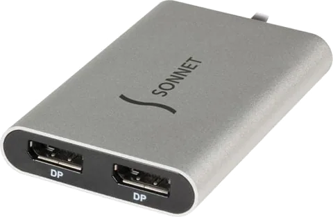 Sonnet Thunderbolt 3 to Dual DisplayPort Adapter