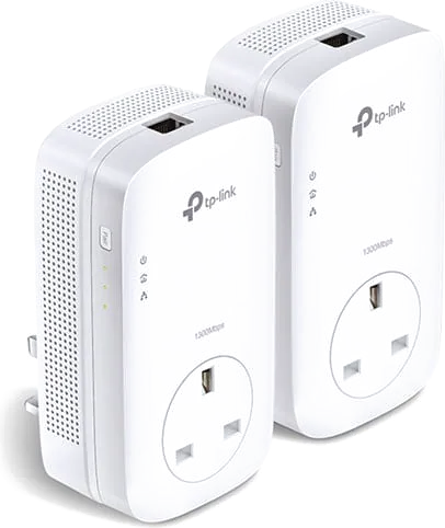 TP Link Gigabit HomePlug Passthrough Powerline Twin Pack