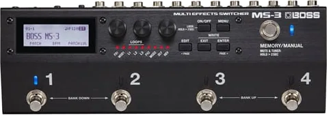 BOSS - 'MS-3' Multi Effects Switcher Guitar Pedal
