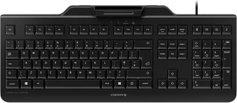 CHERRY Wired Security Keyboard with Smartcard Terminal Black