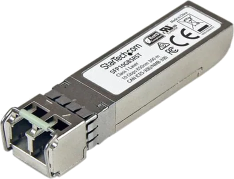 MSA Compliant 10 Gigabit Fiber SFP+ Transceiver Module - 10GBase-SR - MM LC - 300 m