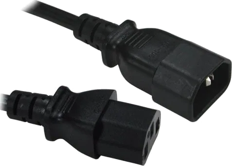 Scan 1m C13 to C14 Mains Extension Cable