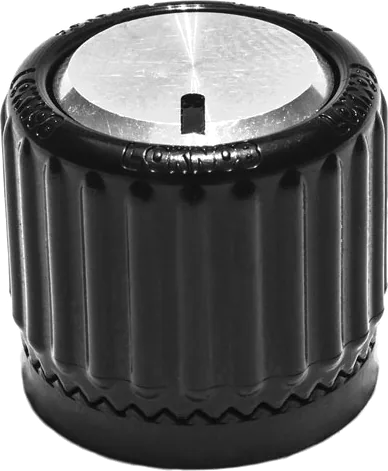 LOKNOB 6061, High Impact ABS LOKNOB 3/4" OD Series (Black / Silver)