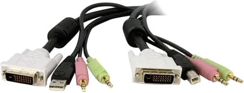 StarTech.com DVID4N1USB6 1.8m