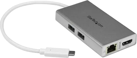 StarTech.com USB-C Multiport Adapter for Laptops Power Delivery 4K HDMI GbE USB 3.0