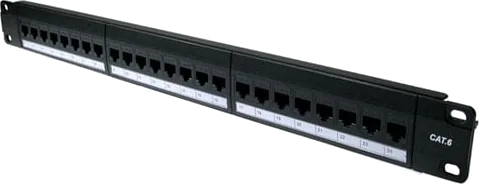 Xclio 24 Port 1U CAT 6 Patch Panel