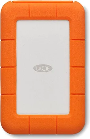 LaCie Rugged 2TB Secure External Hard Drive USB Type C
