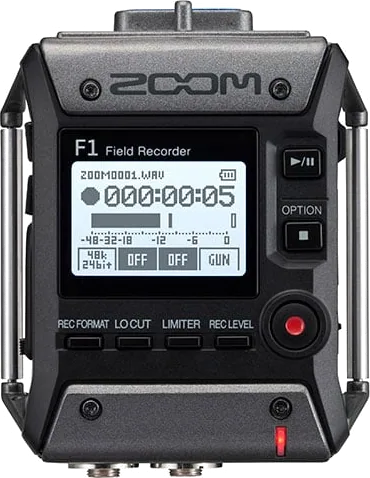 Zoom F1 Field Recorder + Lavalier Mic
