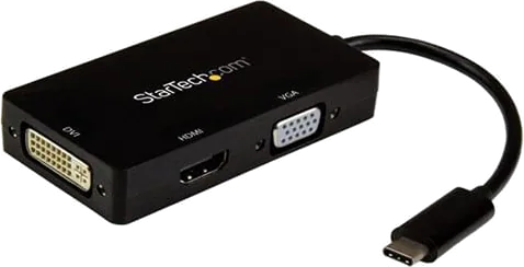 StarTech.com USB-C to HDMI DVI or VGA Multiport Adapter