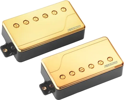 Fishman Fluence Modern Humbucker Pickup Set, Gold