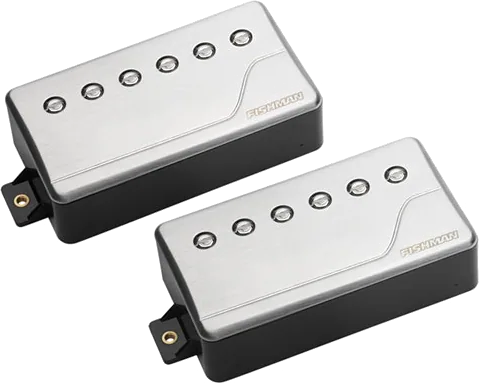 Fishman Fluence Classic Humbucker Pickup Set, Brushed Stainless