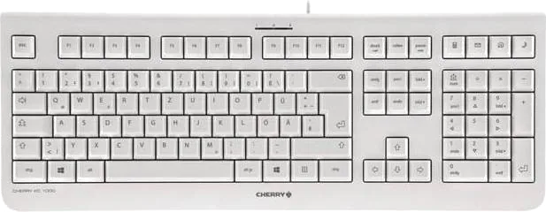 CHERRY USB KC 1000 UK Keyboard + MC 1000 Optical Mouse Bundle
