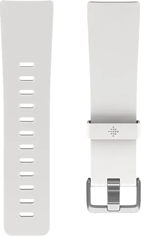 White Small Classic Band for FitBit Versa