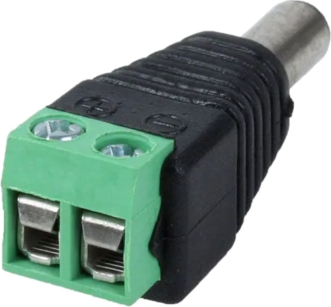 Xclio Balun to Male 12V DC Adapter CCTV