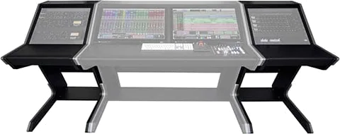 Slate Media Technology RAVEN CORE Station Side Cars (Pair) 19" Rack Extensions for Core Station Studio Furniture