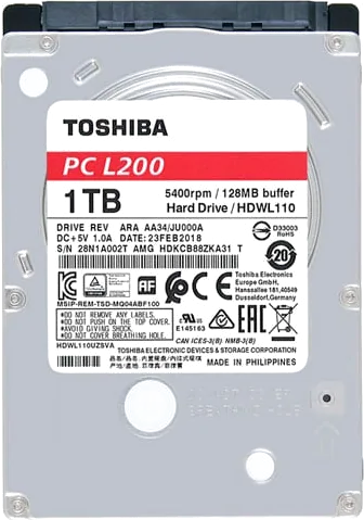 Toshiba L200 HDWL110UZSVA 1TB