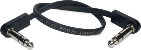 EBS PCF-DLS28 Flat Stereo Patch Cable TRS - 28cm